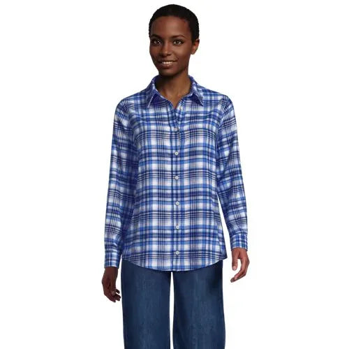 Flannel Boyfriend Long Sleeve Shirt