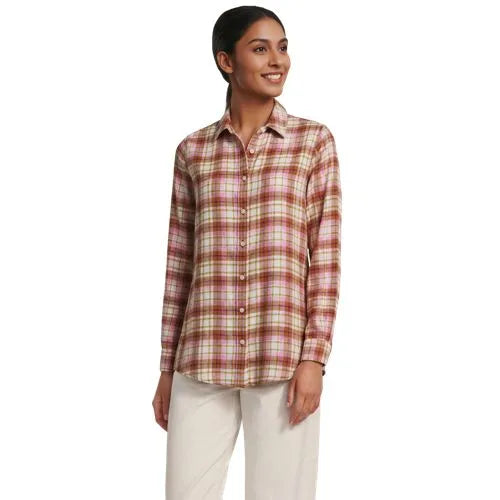 Flannel Boyfriend Long Sleeve Shirt