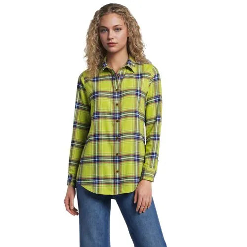 Flannel Boyfriend Long Sleeve Shirt