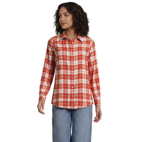 Flannel Boyfriend Long Sleeve Shirt