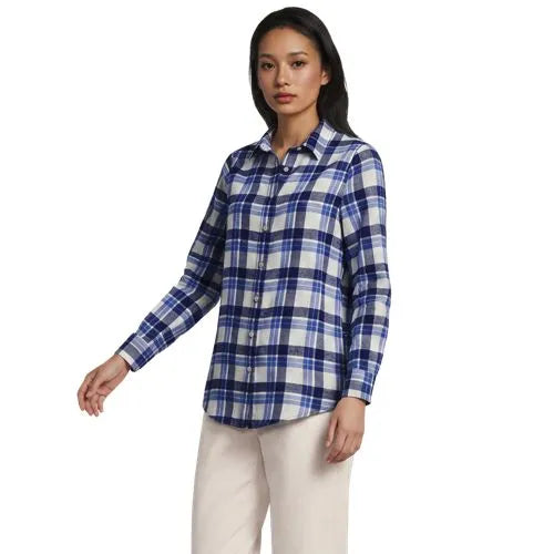 Flannel Boyfriend Long Sleeve Shirt