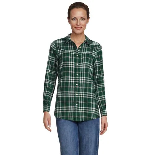Flannel Boyfriend Long Sleeve Shirt
