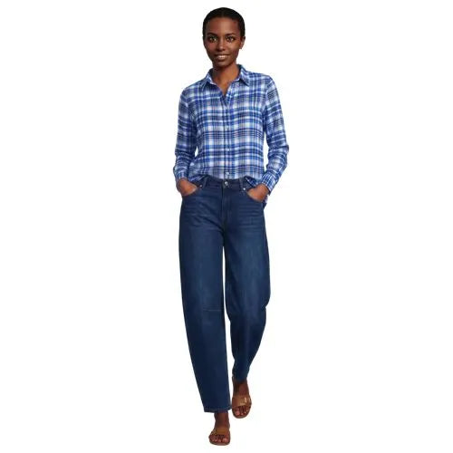 Flannel Boyfriend Long Sleeve Shirt