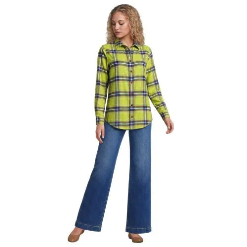Flannel Boyfriend Long Sleeve Shirt