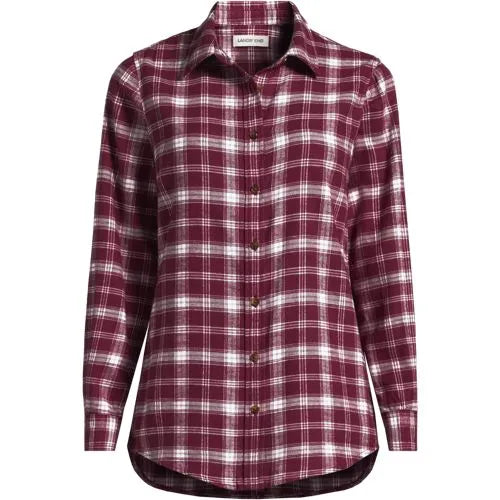 Flannel Boyfriend Long Sleeve Shirt