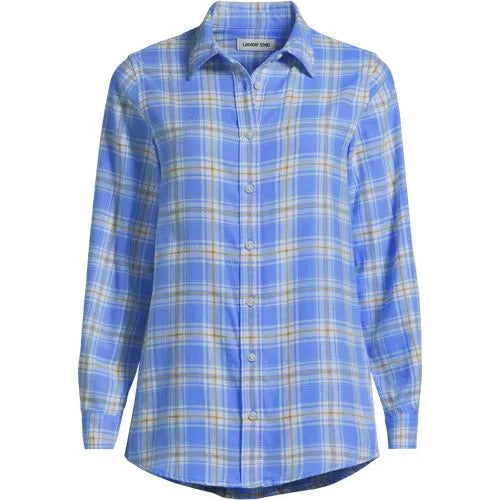 Flannel Boyfriend Long Sleeve Shirt