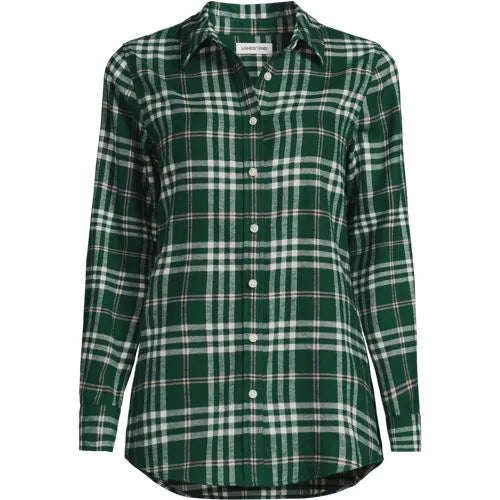 Flannel Boyfriend Long Sleeve Shirt