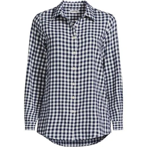 Flannel Boyfriend Long Sleeve Shirt