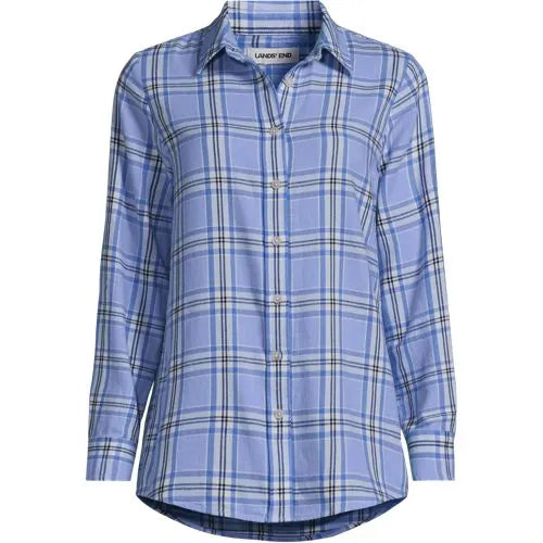 Flannel Boyfriend Long Sleeve Shirt
