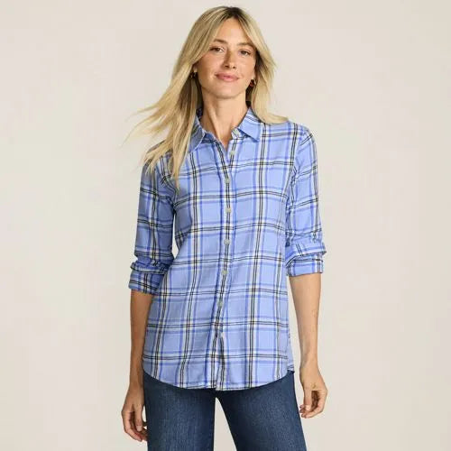 Flannel Boyfriend Long Sleeve Shirt