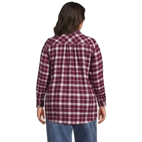 Flannel Boyfriend Long Sleeve Shirt