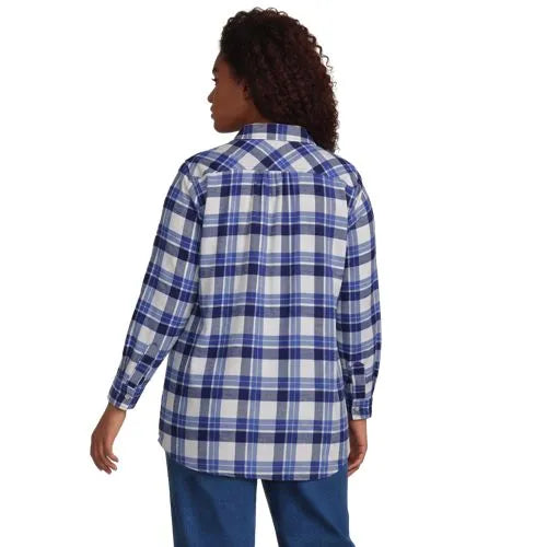 Flannel Boyfriend Long Sleeve Shirt