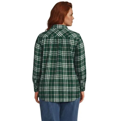 Flannel Boyfriend Long Sleeve Shirt