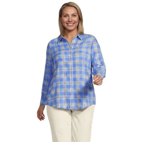 Flannel Boyfriend Long Sleeve Shirt