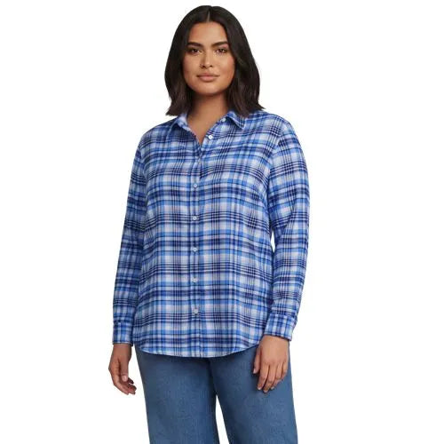 Flannel Boyfriend Long Sleeve Shirt