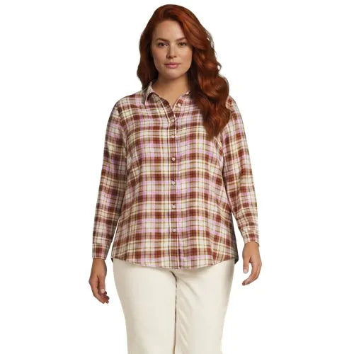 Flannel Boyfriend Long Sleeve Shirt