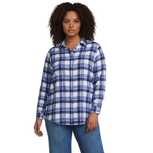 Flannel Boyfriend Long Sleeve Shirt