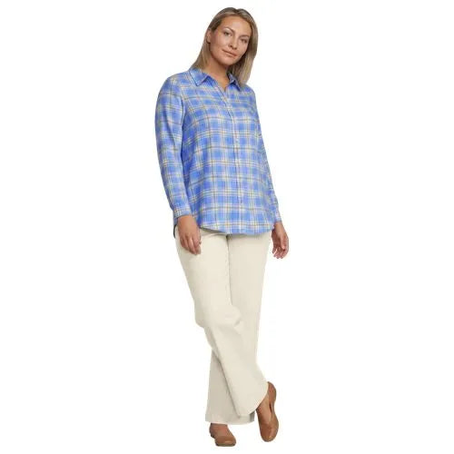 Flannel Boyfriend Long Sleeve Shirt