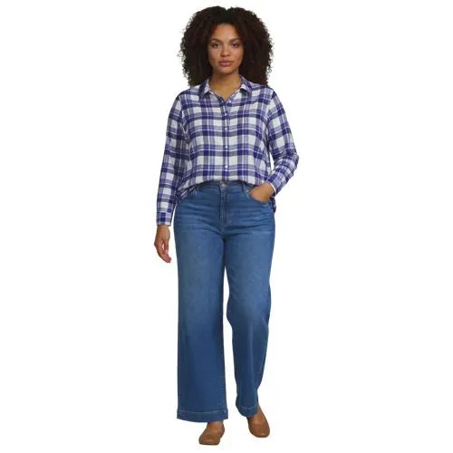 Flannel Boyfriend Long Sleeve Shirt