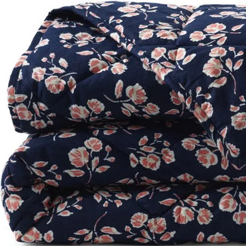 Comfy Super Soft Cotton Flannel Print Comforter - 5oz