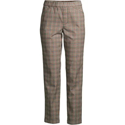 Women's Mid Rise Pull On Chino Ankle Pants