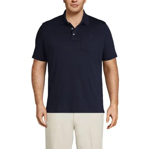 Men's Short Sleeve Cotton Supima Polo Shirt with Pocket