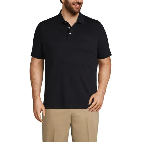 Men's Short Sleeve Cotton Supima Polo Shirt with Pocket