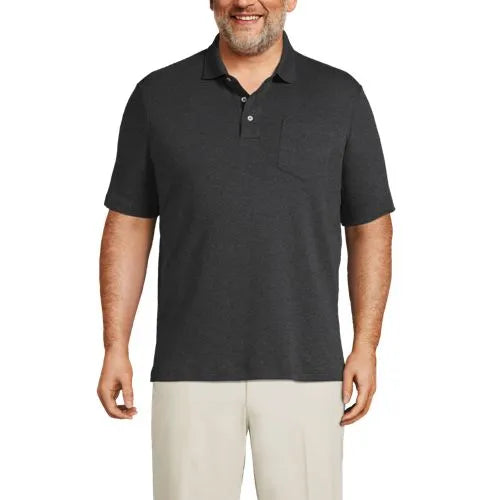 Men's Short Sleeve Cotton Supima Polo Shirt with Pocket