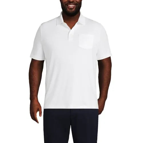 Men's Short Sleeve Cotton Supima Polo Shirt with Pocket