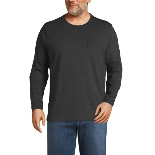 Men's Super-T Long Sleeve T-Shirt with Pocket