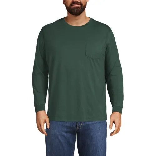 Men's Super-T Long Sleeve T-Shirt with Pocket