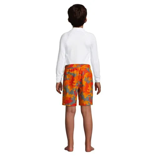 Boys Printed Volley Swim Trunks