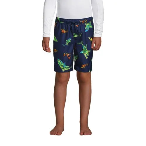 Boys Printed Volley Swim Trunks