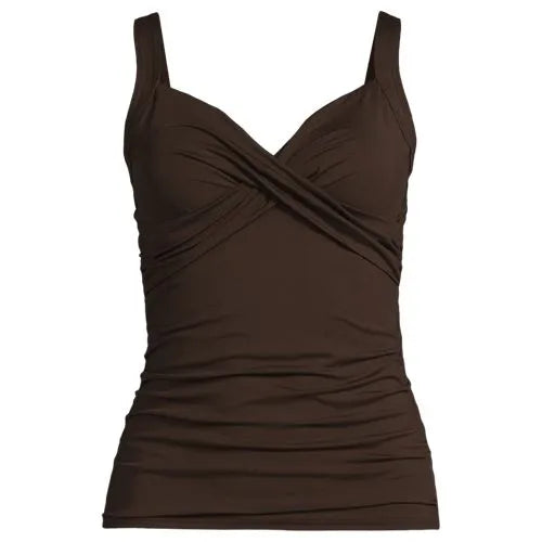 Women's Sweetheart Wrap Underwire Tankini Top