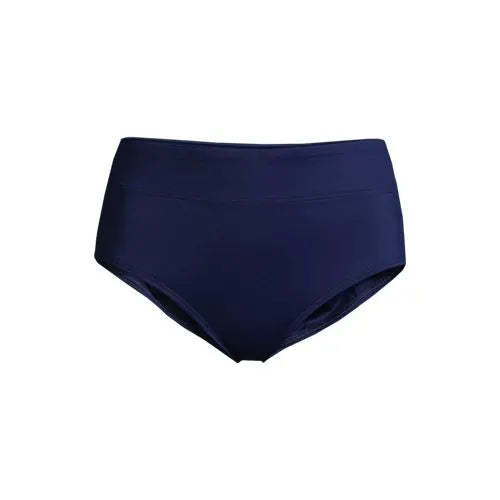 Women's Chlorine Resistant High Waisted Bikini Swim Bottoms