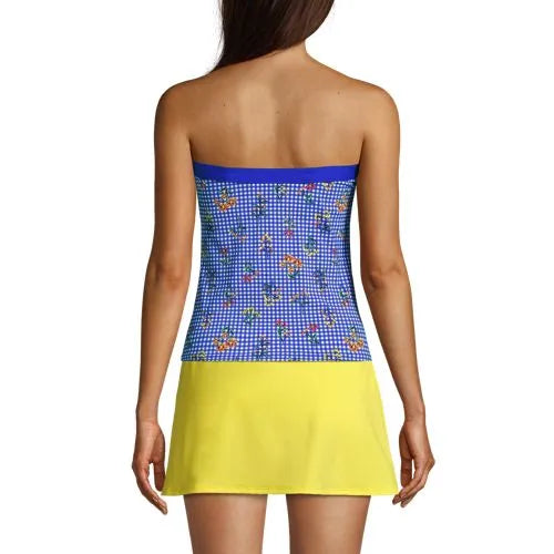 Women's Bandeau Tankini Swimsuit Top