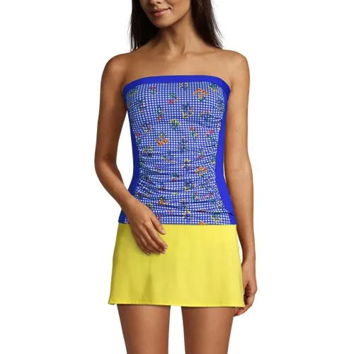 Women's Bandeau Tankini Swimsuit Top