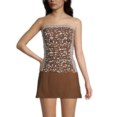 Women's Bandeau Tankini Swimsuit Top