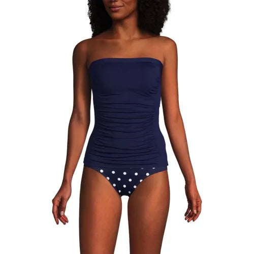 Women's Bandeau Tankini Swimsuit Top