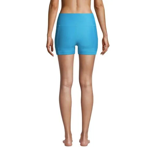 Women's 6" High Waisted Bike Swim Shorts