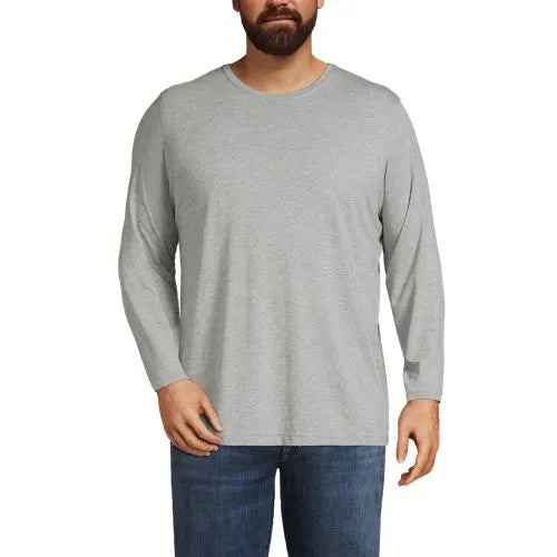 Men's Big Long Sleeve Cotton Supima Tee