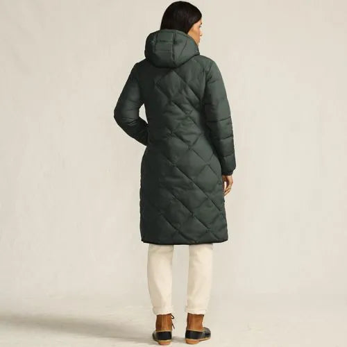 Women's FeatherFree Insulated Diamond Quilted Maxi Coat