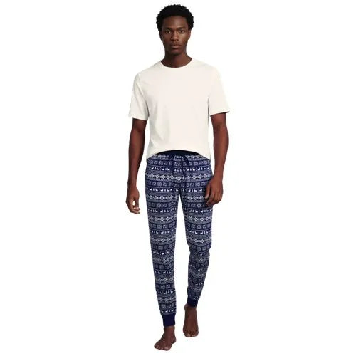 Men's Knit Jersey Pajama Sleep Set