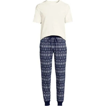 Men's Knit Jersey Pajama Sleep Set