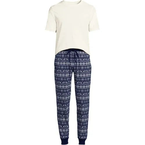 Men's Knit Jersey Pajama Sleep Set