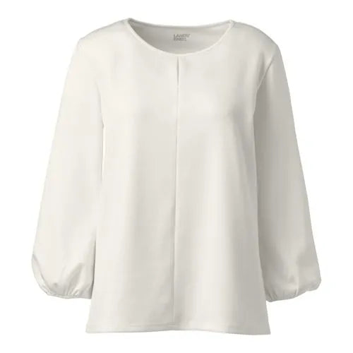 Women's Structured Keyhole Top