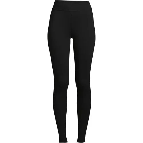 Women's Plus Size High Rise Serious Sweats Fleece Lined Pocket Leggings