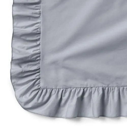 200 Thread Count Cotton Crisp and Cool Percale Ruffle Duvet Bed Cover