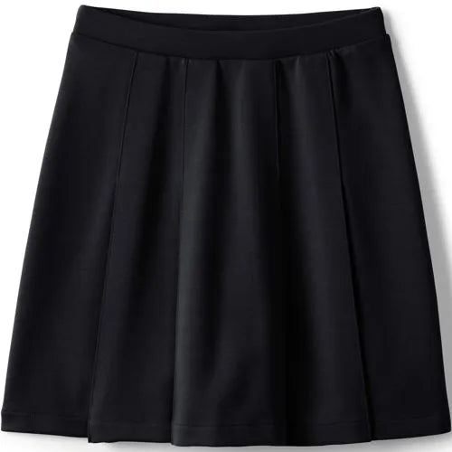 School Uniform Girls Ponte Pleat Skirt Top of Knee