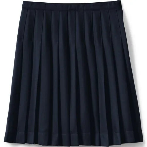 School Uniform Girls Pleated Skirt Below the Knee